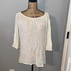Messini size large white blouse